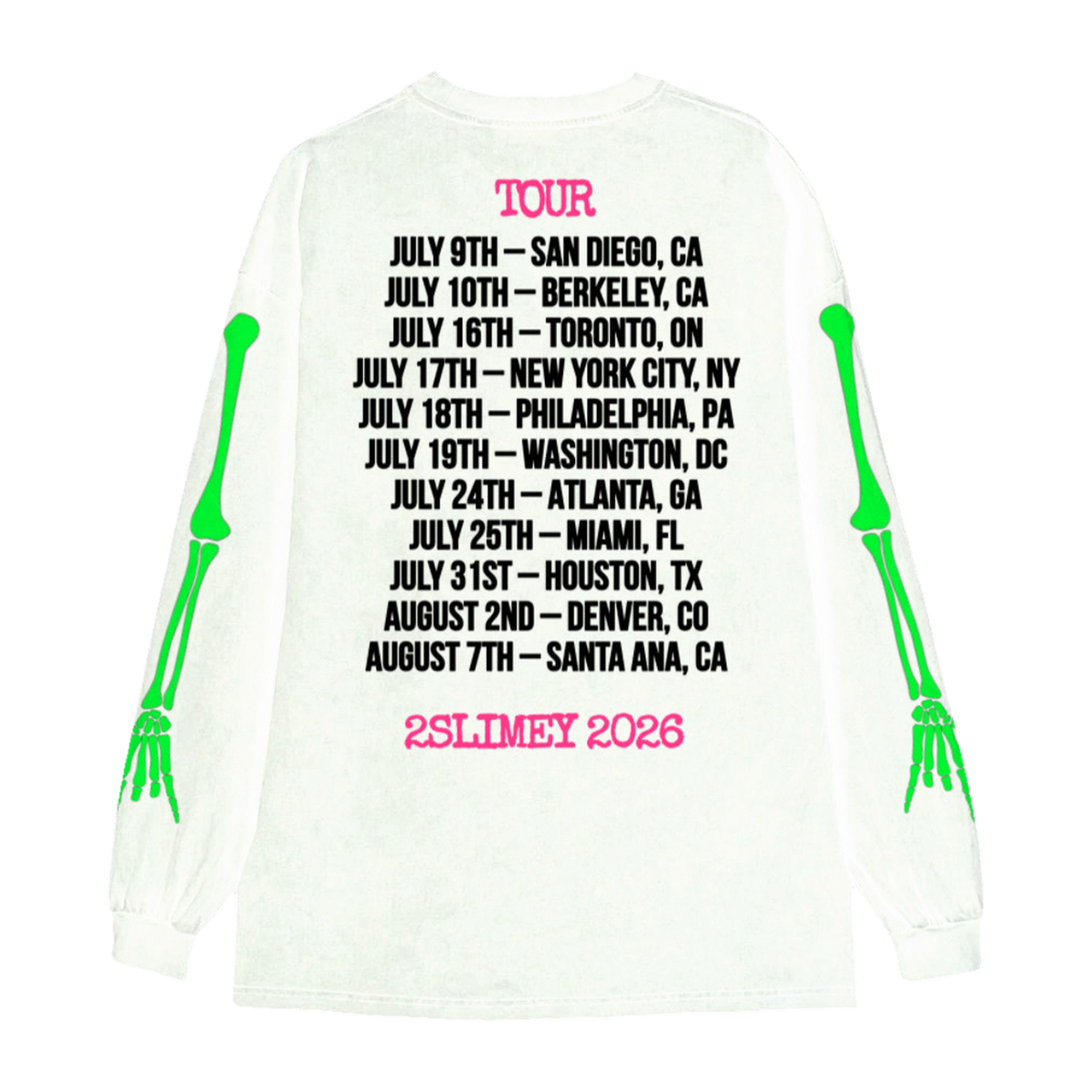 No Bass No Fun White Longsleeve